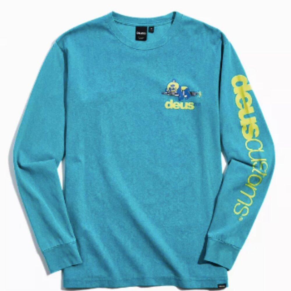 Deus Ex Machina Buddy Long Sleeve Tee Sz Small